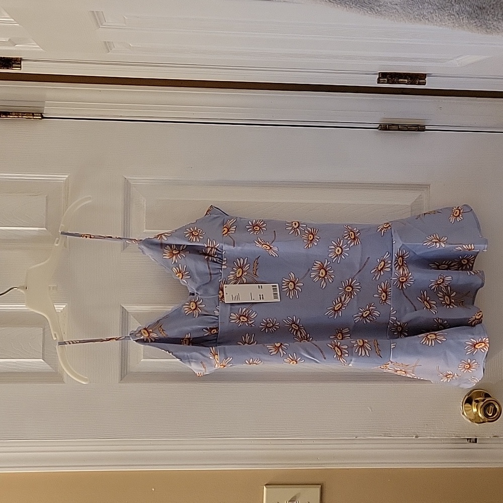 URBAN OUTFITTERS Floral Spaghetti Strap Dress